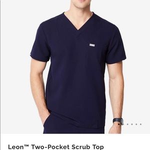 COPY - Figs Leon™ Two-Pocket Scrub Top
